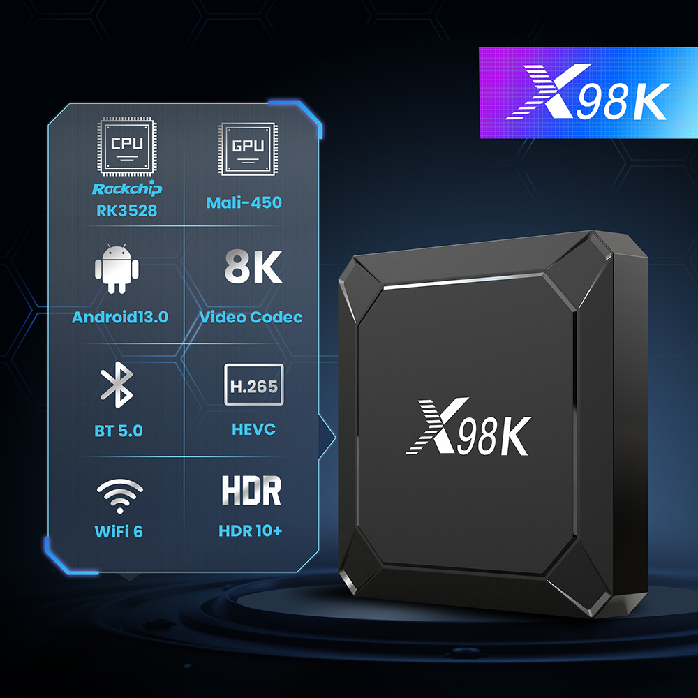 Radxa Rock 5B 16Gb - Nowy X98K Android 13 TV Box