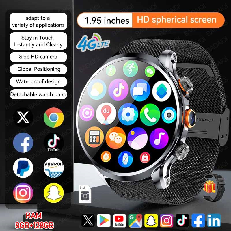 Khadas Vim4 8Gb - Smartwatch 5G/4G Full Netcom, ekran AMOLED