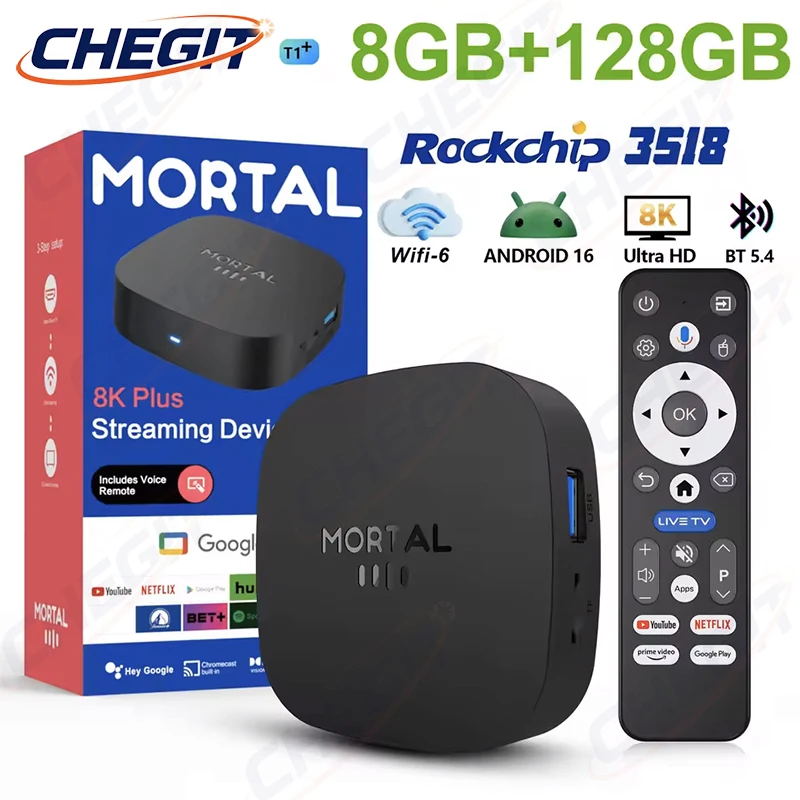 Khadas Vim4 8Gb - Nowy T1+ 8K HD TV Box