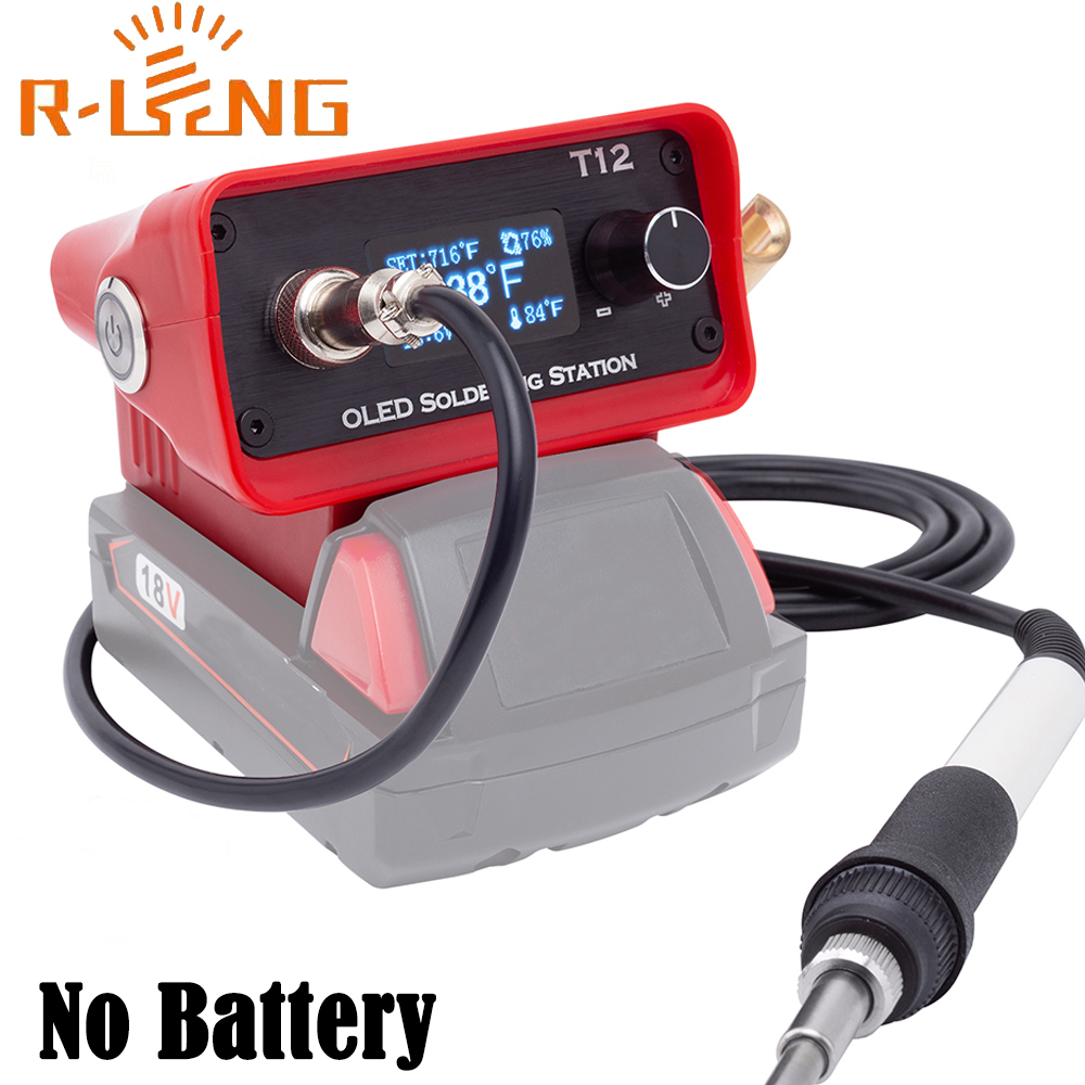 Soldering Station T12 Oled - Stacja lutownicza OLED T12 regulowana stacja