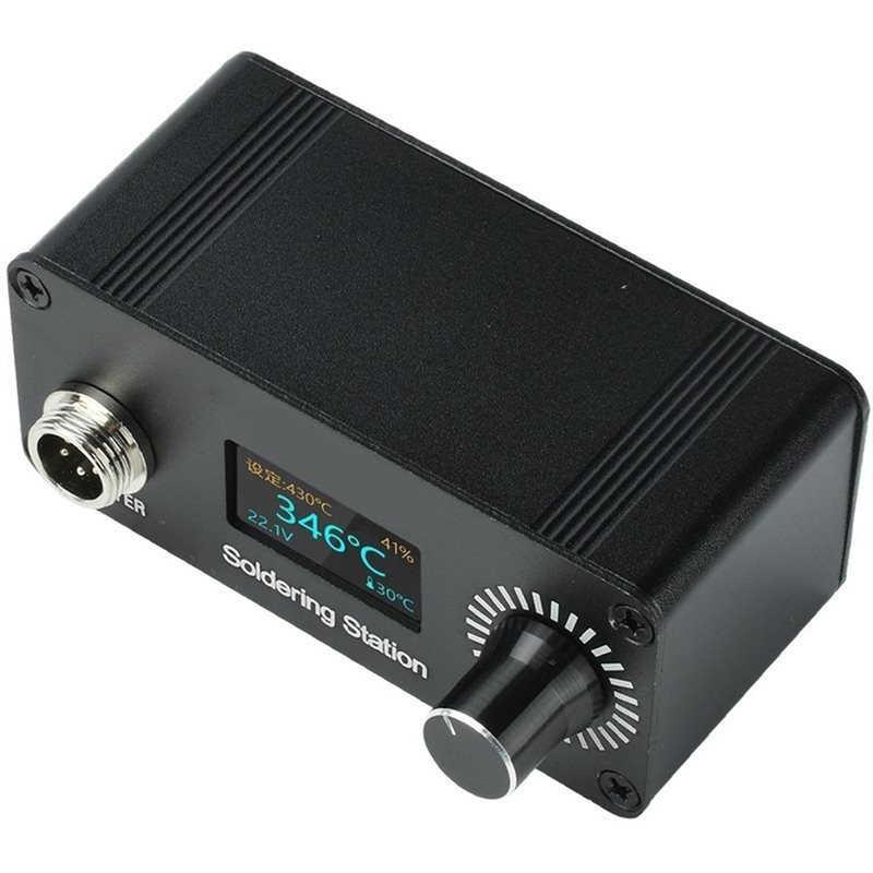 Soldering Station T12 Oled - ABYN-Professional T12 Przenośna Mini Cyfrowa Stacja