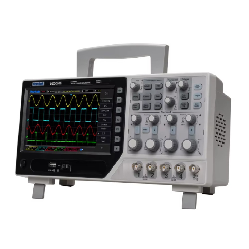 Oscyloskop cyfrowy serii Hante – Digital Storage Oscilloscope 100Mhz 4Ch recenzja i cena