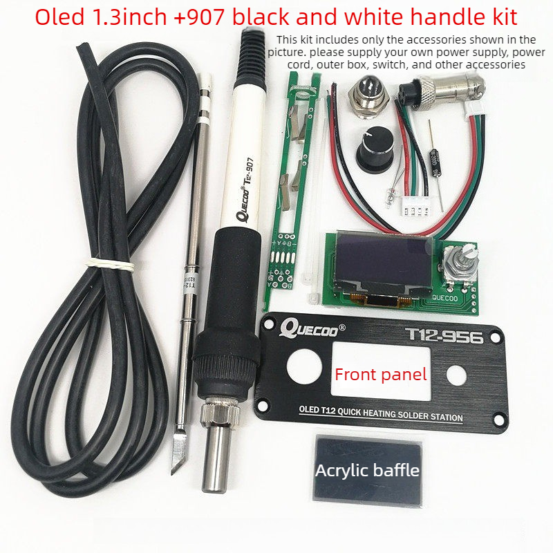 Zestaw kontrolera stacji lutow – Soldering Station T12 Oled recenzja i cena