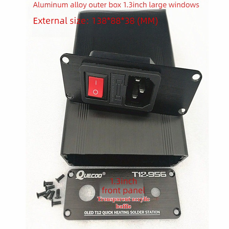 Zestaw kontrolera stacji lutow – Soldering Station T12 Oled recenzja i cena