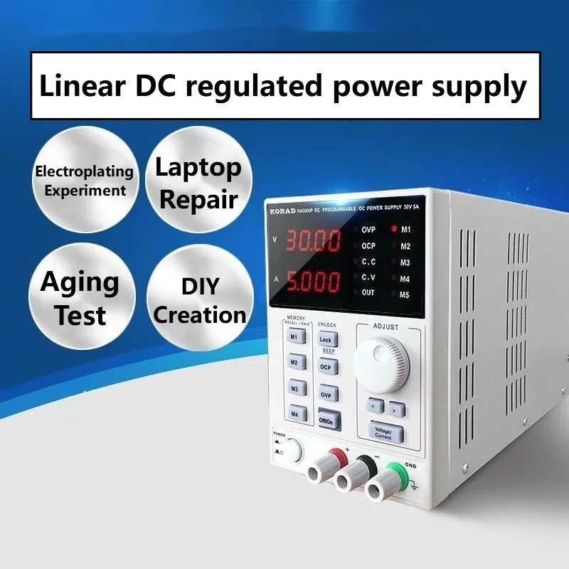 Zasilacz liniowy DC regulowany – Programmable Dc Power Supply 60V 5A recenzja i cena