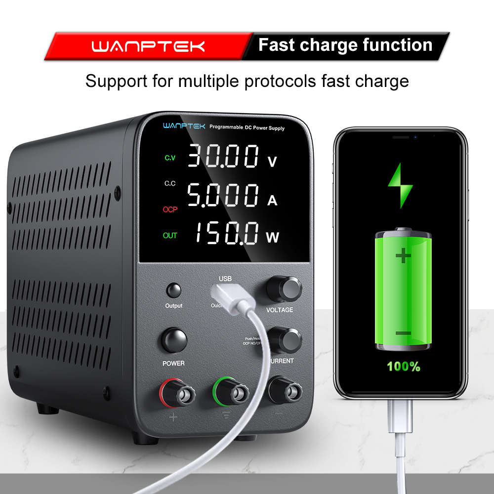 Zasilacz laboratoryjny Wanptek – Programmable Dc Power Supply 60V 5A recenzja i cena