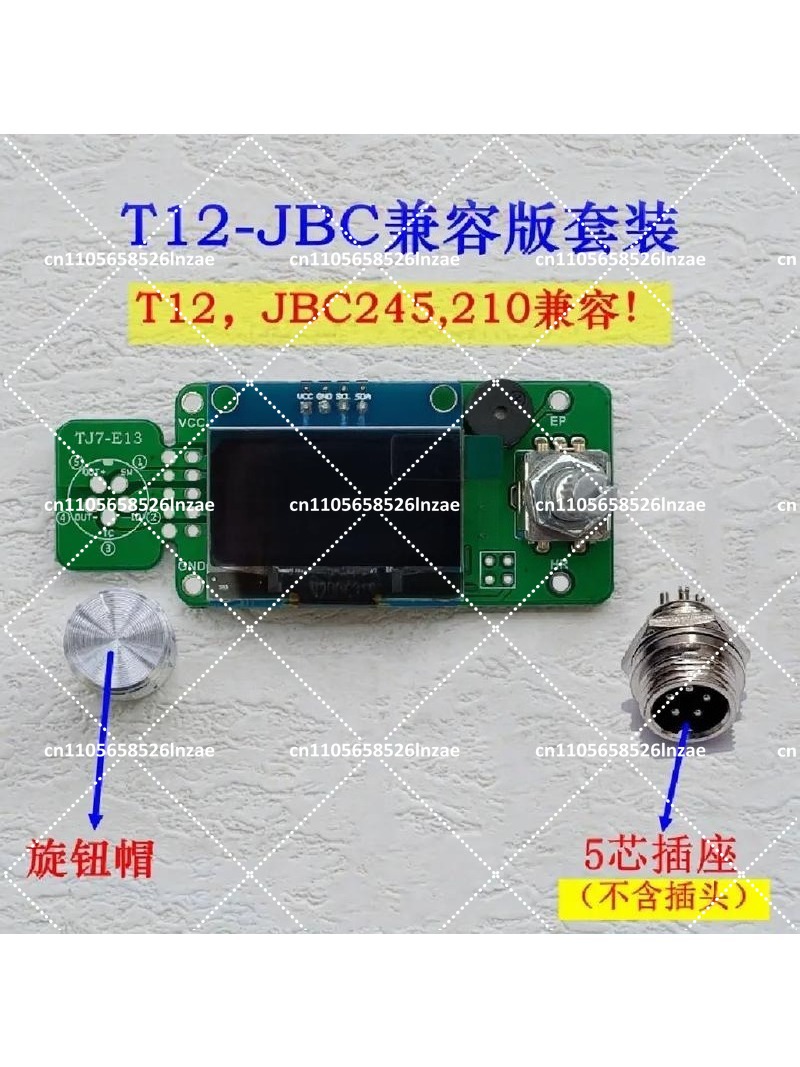 Płytka sterująca stacji lutown – Soldering Station T12 Oled recenzja i cena