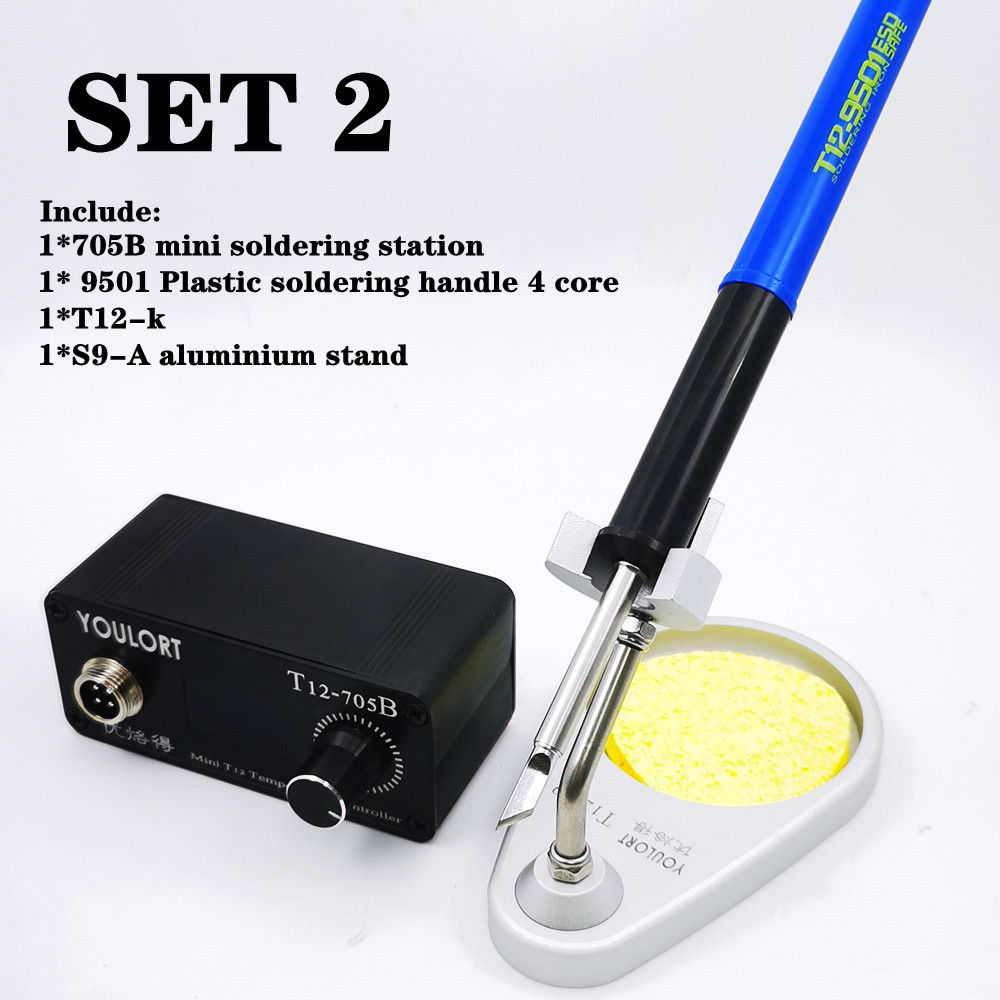 MINI T12-705B stacja lutownicz – Soldering Station T12 Oled recenzja i cena