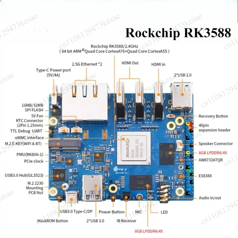 dla Orange Pi 5 Plus 16GB RK35 – Orange Pi 5 Plus 16Gb recenzja i cena