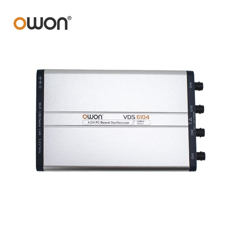 OWON VDS6074 VDS6104 Virtual P – Digital Storage Oscilloscope 100Mhz 4Ch recenzja i cena