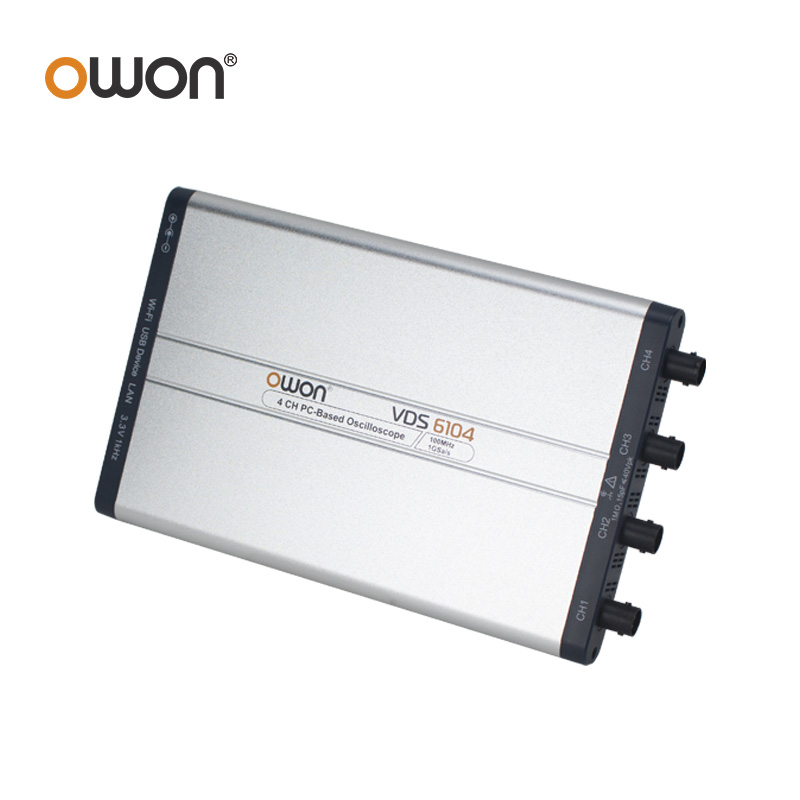 OWON VDS6074 VDS6104 Virtual P – Digital Storage Oscilloscope 100Mhz 4Ch recenzja i cena