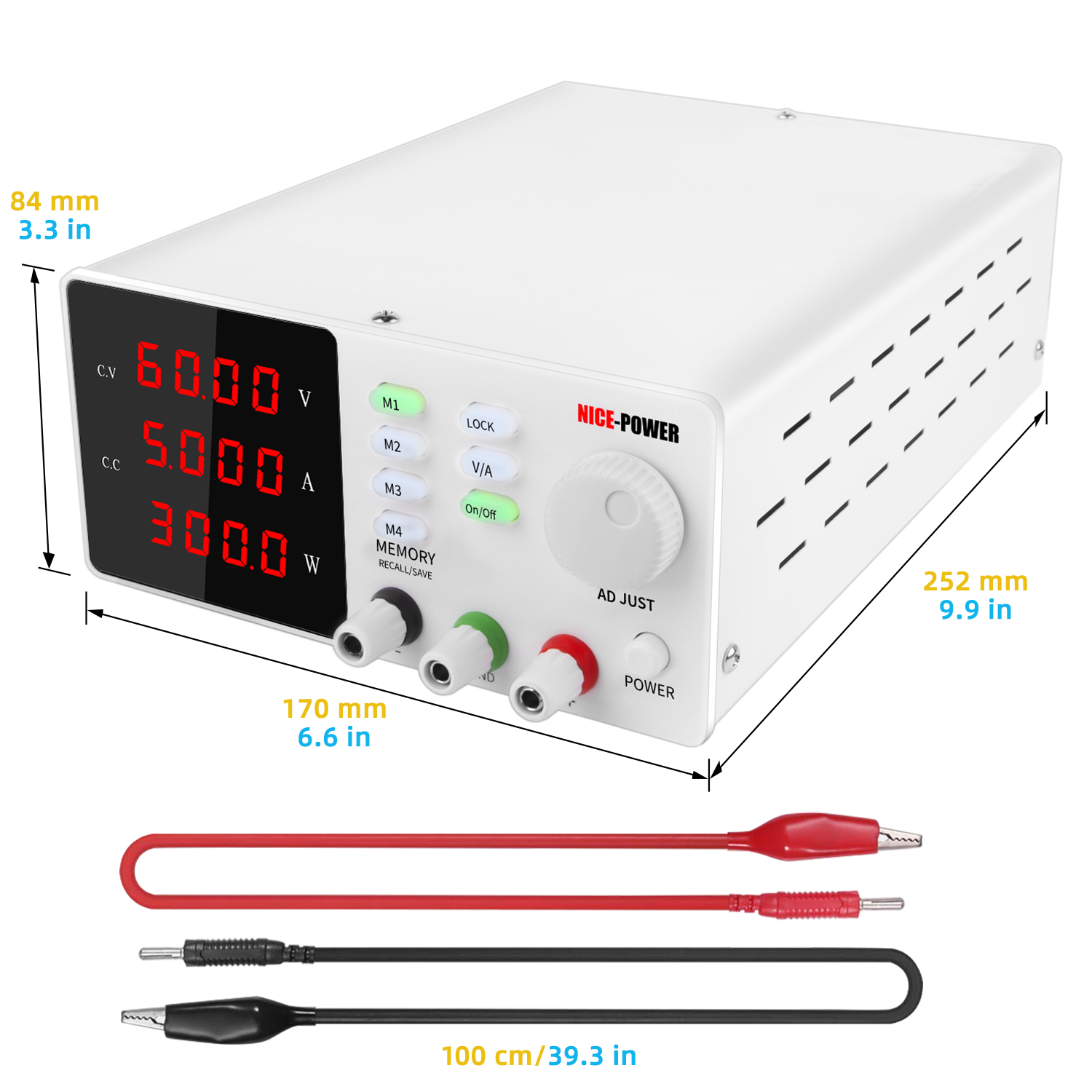 Nowy Design Nice Power Spps-S6 – Programmable Dc Power Supply 60V 5A recenzja i cena