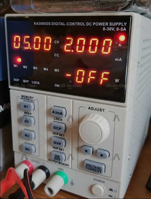 Cyfrowy programowalny zasilacz – Programmable Dc Power Supply 60V 5A recenzja i cena