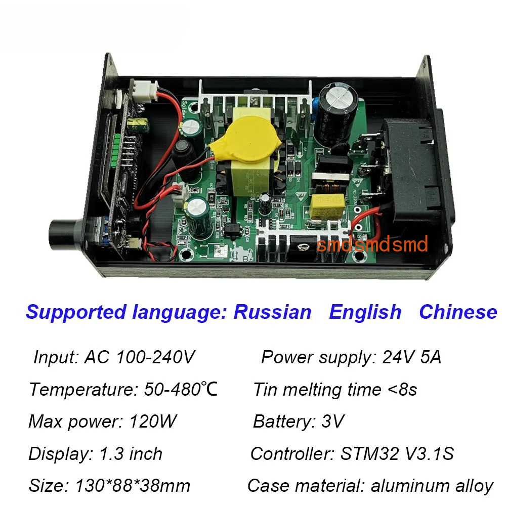 Stacja lutownicza STM32 V3.1S  – Soldering Station T12 Oled recenzja i cena