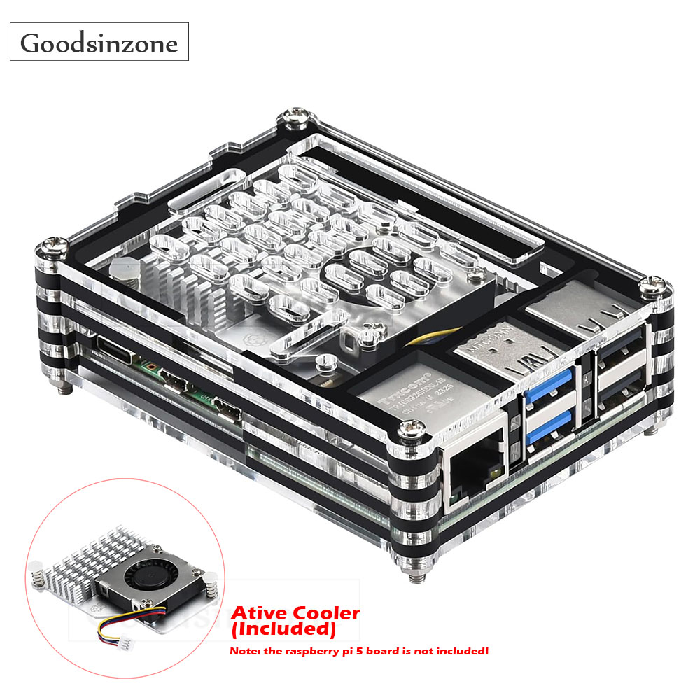 Akrylowa skrzynka z zestawem w – Raspberry Pi 5 8Gb Kit recenzja i cena