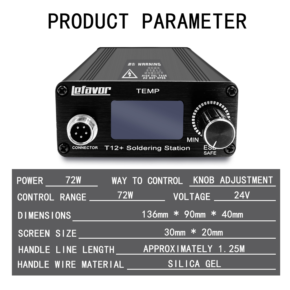 Stacja lutownicza T12+ lutowni – Soldering Station T12 Oled recenzja i cena